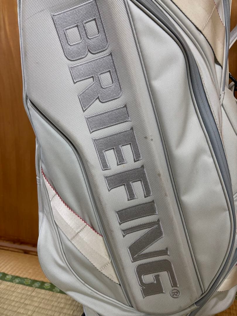 BRIEFING ホワイト キャディバッグ