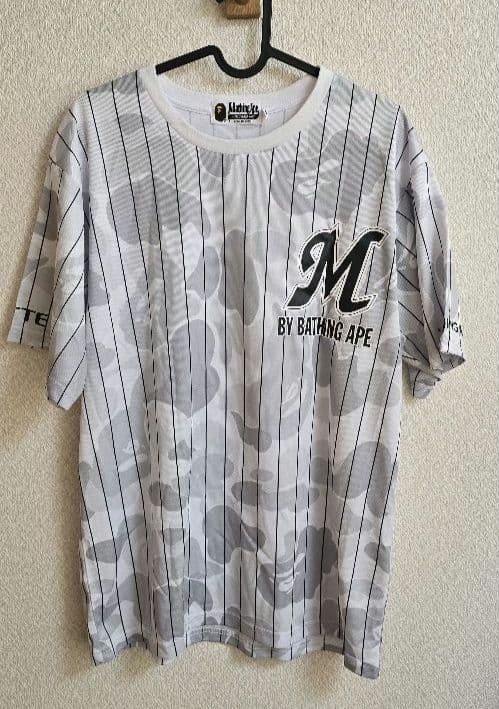 応援グッズ BAPE X CHIBA LOTTE MARINES - UNIFORM TEE