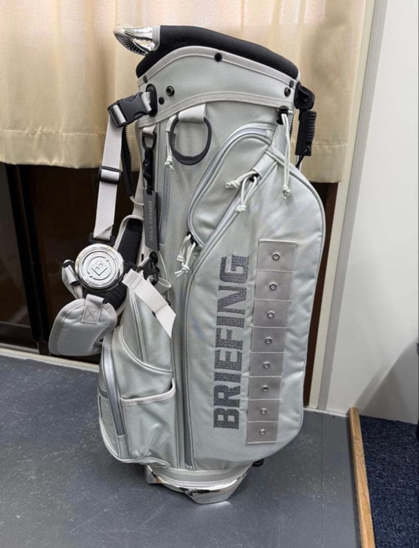 【極美品】BRIEFING GOLF CR-4 #04 メタリックキャディバッグ