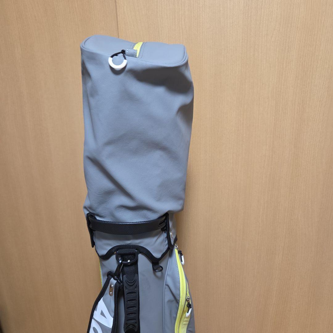 Admiral キャディバッグ グレー/ライムグリーン