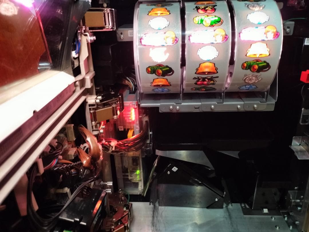 【パチスロ実機】オリンピア★ガールズ＆パンツァーG★オートプレイ付不要機付