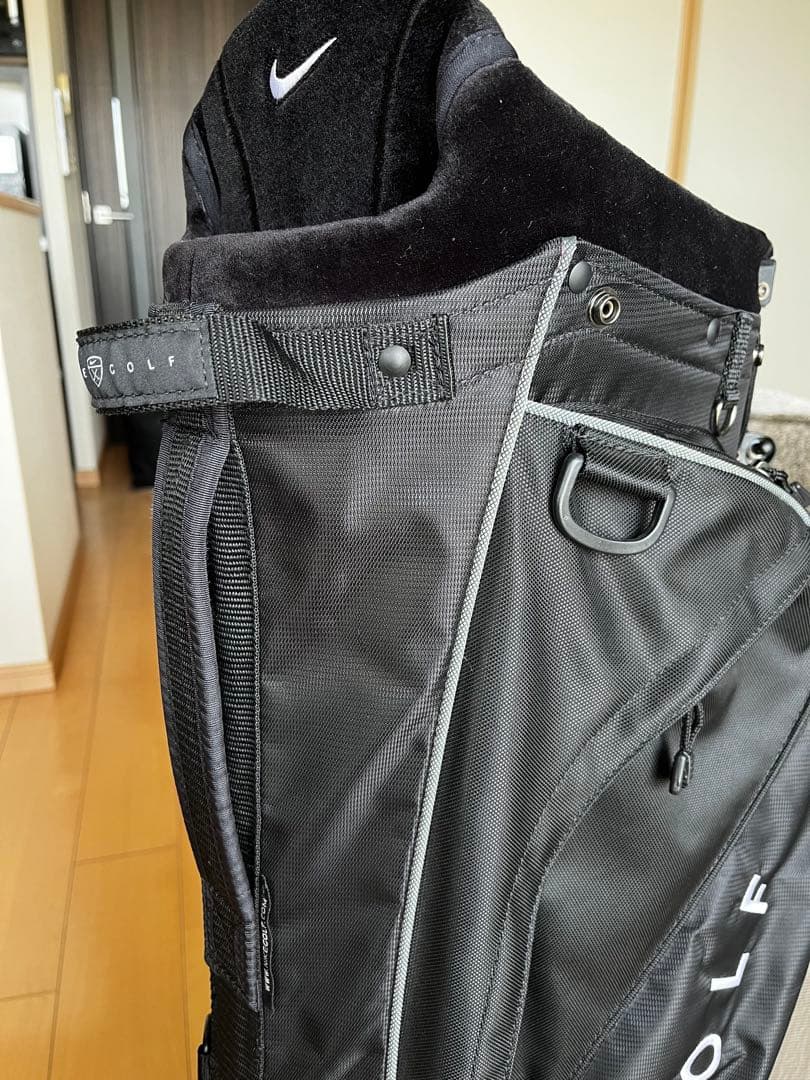 美品NIKE GOLF ナイキゴルフ　スタンド型キャディバッグ　希少旧ロゴ　黒