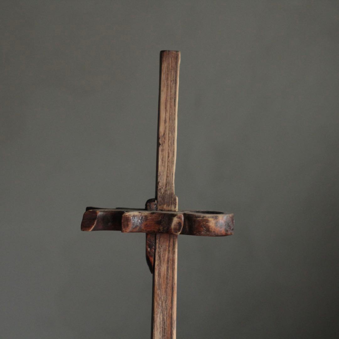 李朝 灯火台 灯明台 灯明具 朝鮮美術 古美術 古道具 アンティーク