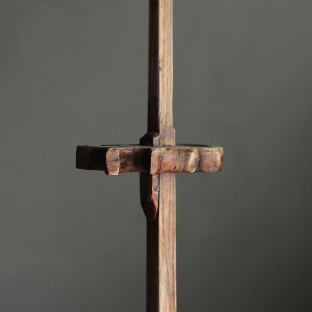 李朝 灯火台 灯明台 灯明具 朝鮮美術 古美術 古道具 アンティーク