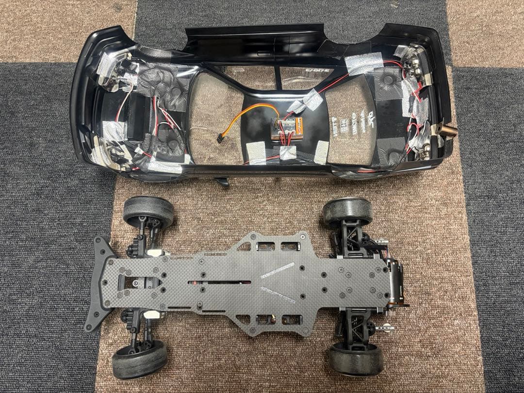 スーパーマリオ！ヨコモ/YOKOMO YD-2RX メカ一式 プロポ付