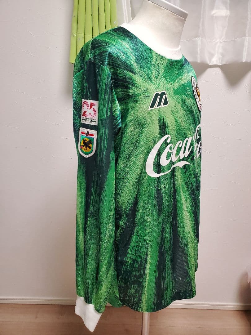 ヴェルディ川崎 武田修宏選手着用 支給品　長袖ホームユニフォーム 元日本代表