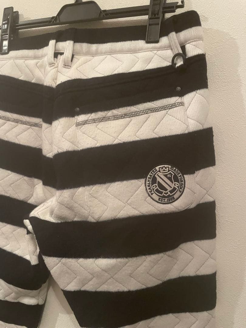 パーリーゲイツ　PEARLYGATES ストライプキルティングパンツ メンズ