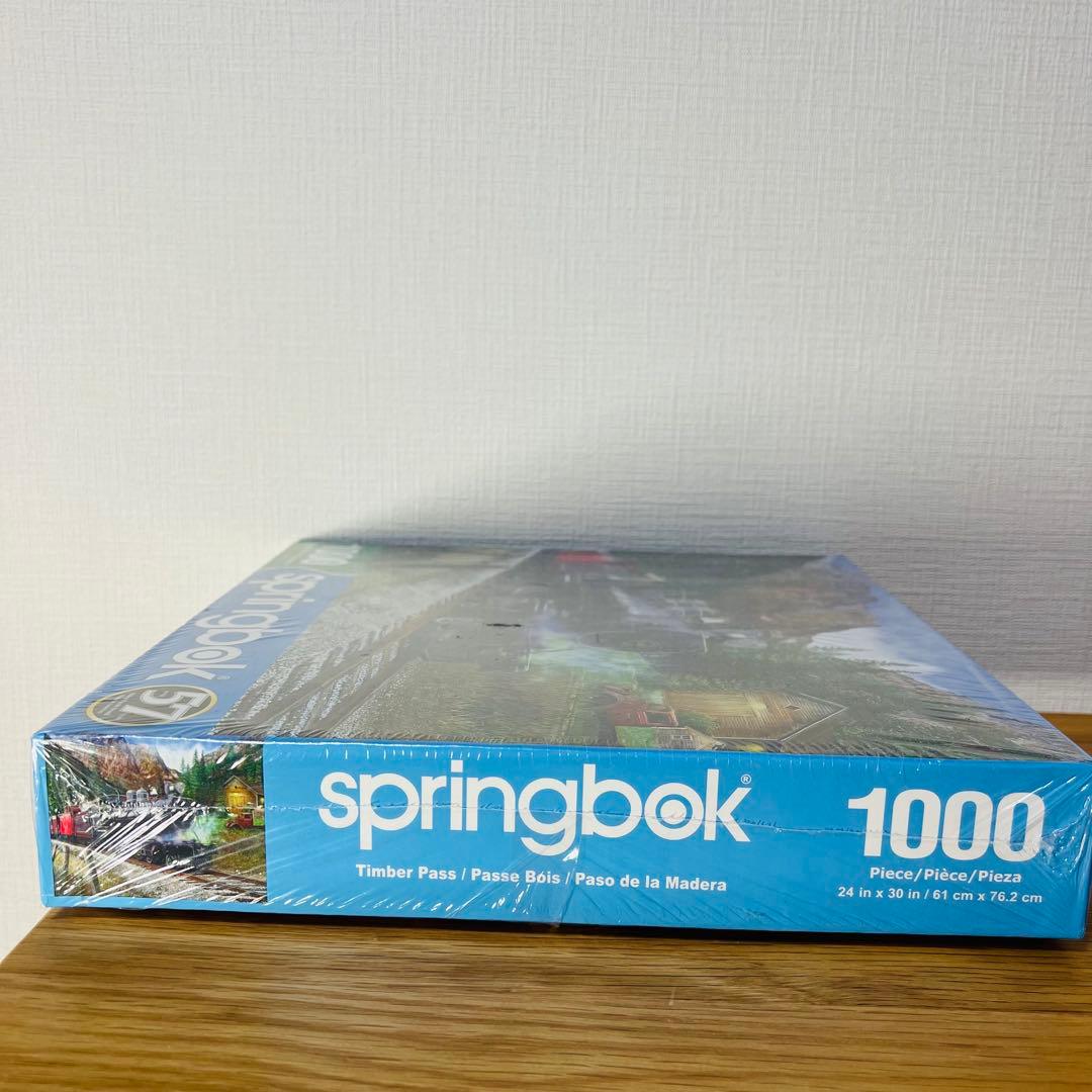 【新品未開封】ジグソーパズル 1000ピース「Timber Pass」蒸気機関車