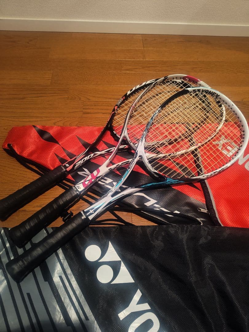 ソフトテニス YONEXラケット 3本