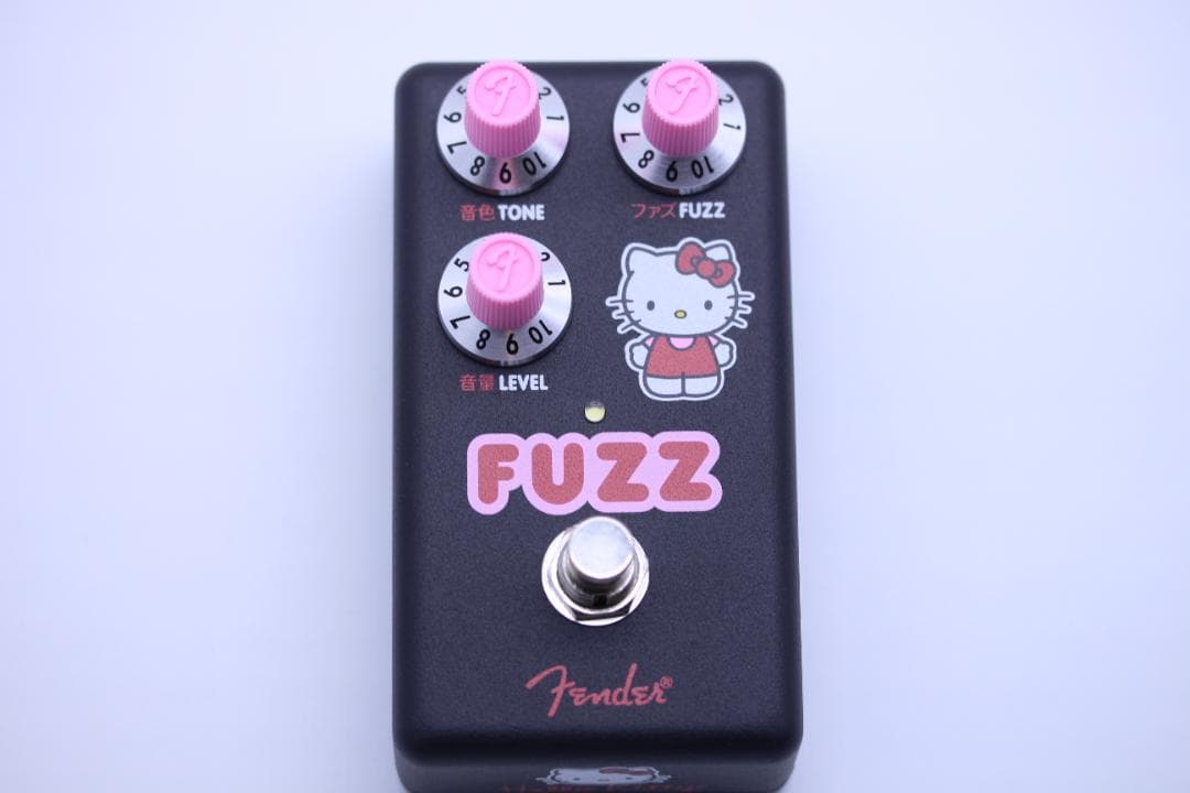 Fender Hello Kitty Fuzz エフェクター 黒 キティ★