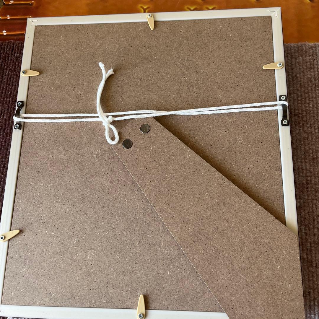 名古屋友禅　赤塚順一作　アヤメの花 額付き