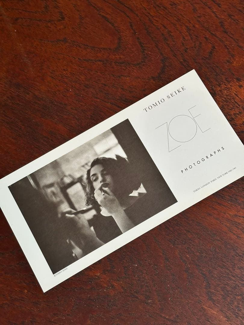 TOMIO SEIKE 『ZOE』 写真集（2000部限定・サイン入り）