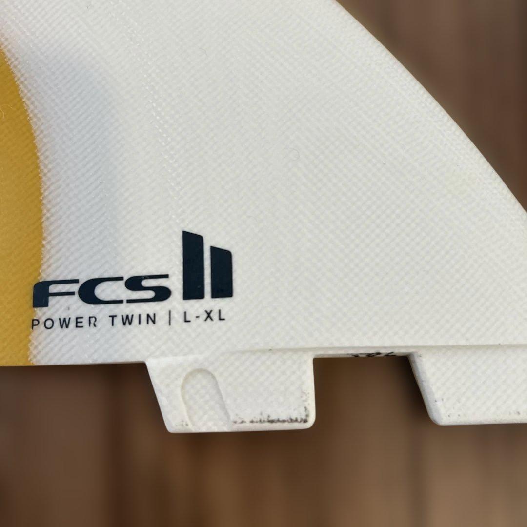 3本セット FCS2 POWER TWIN フィン L-XL TWIN トライ