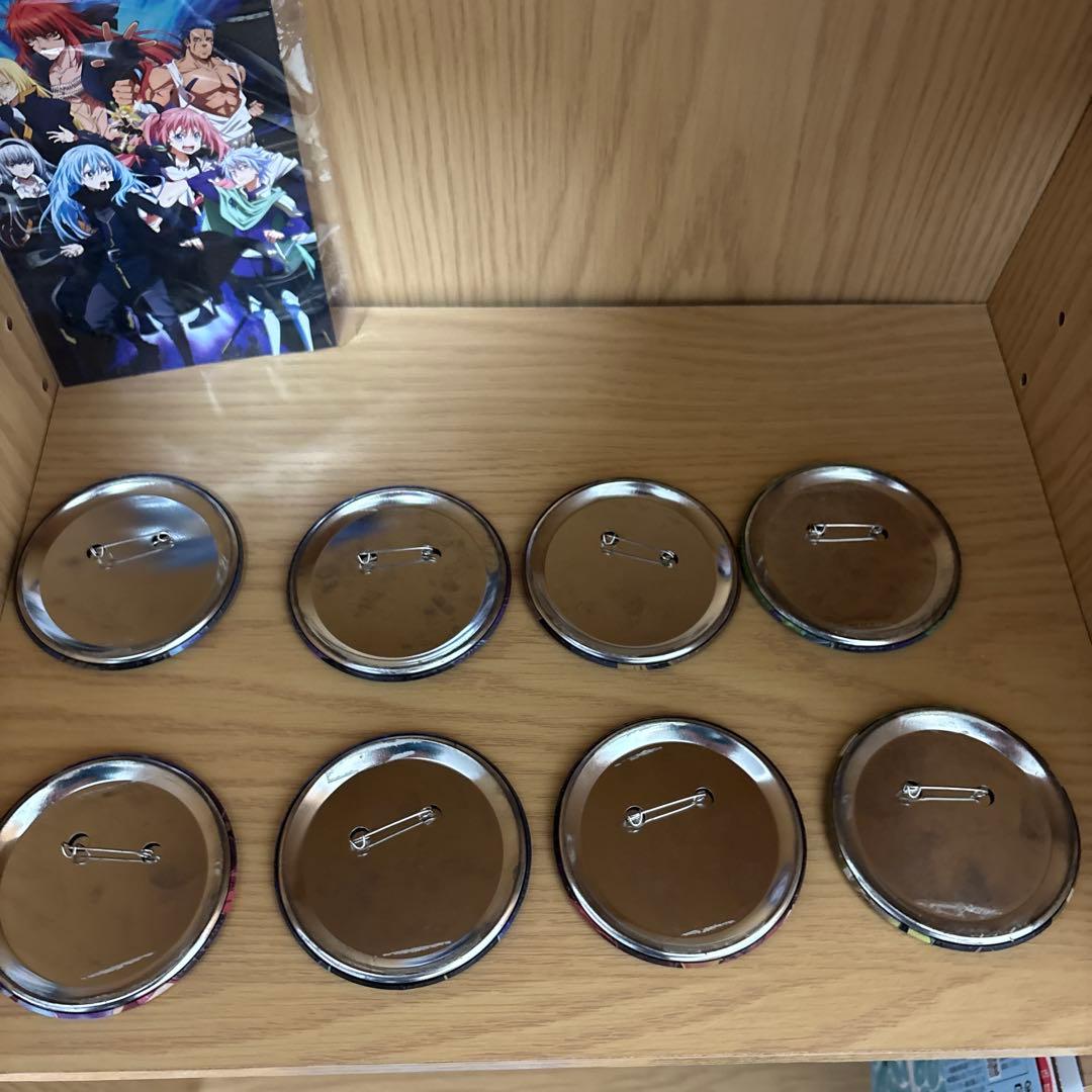 転生したらスライムだった件 八星魔王 缶バッジコンプ&限定ポストカードセット