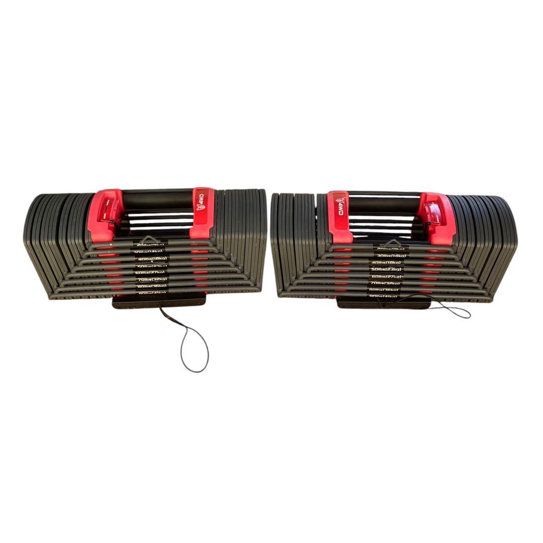 4WD ブロックダンベル 可変式ダンベル 約2.3kg〜41kg 2個セット