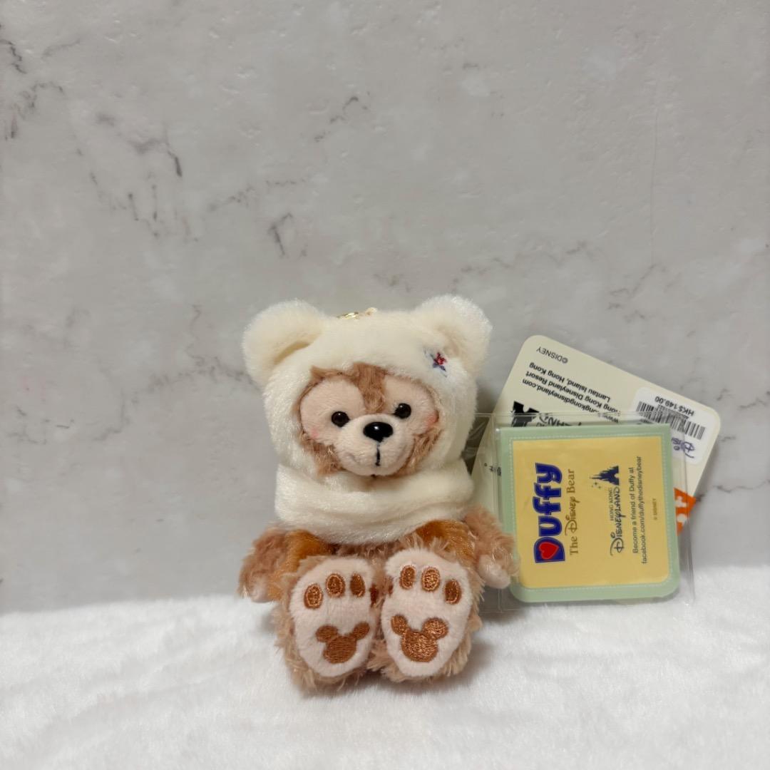 香港ディズニー限定 ダッフィーフレンズ 冬日シリーズ ぬいぐるみキーチェーン