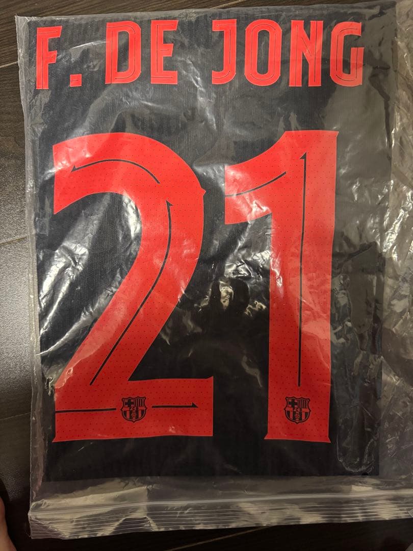 希少　選手仕様　デヨング　FC バルセロナ　サッカーユニフォーム Travis