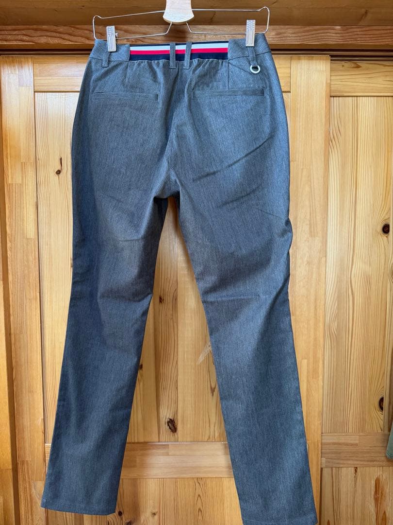 新品！トミーヒルフィガー グレー パンツ ウエストゴム付き