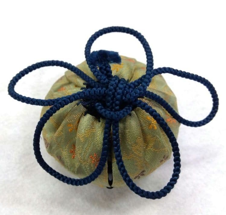 月末迄特価 茶道具 茶入 内海茶入 長緒茶入 仕服 立涌に蔦 正絹 新品