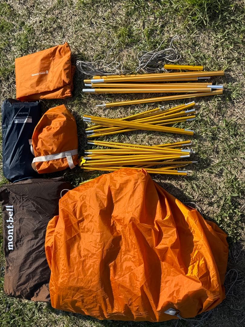 モンベル　テント　クロノスキャビン2 オレンジ　2020年モデル