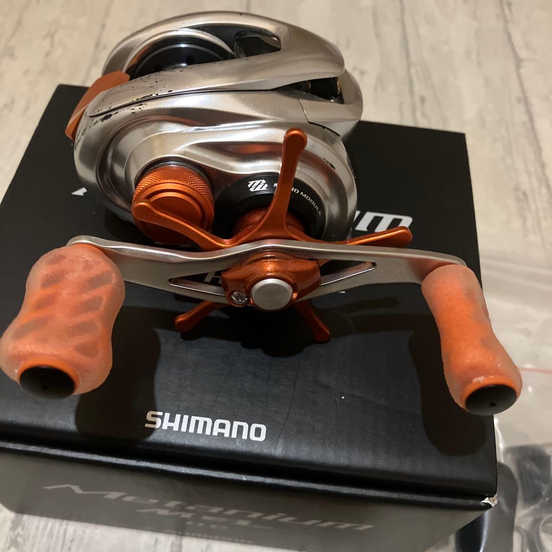 シマノ　16メタニウムMGL 右ハンドル　オレンジカスタム