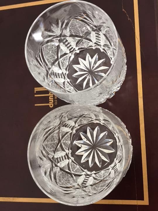 ダンヒルDUNHILL「クリスタルデキャンタ&ペアグラス」特製Gift Box