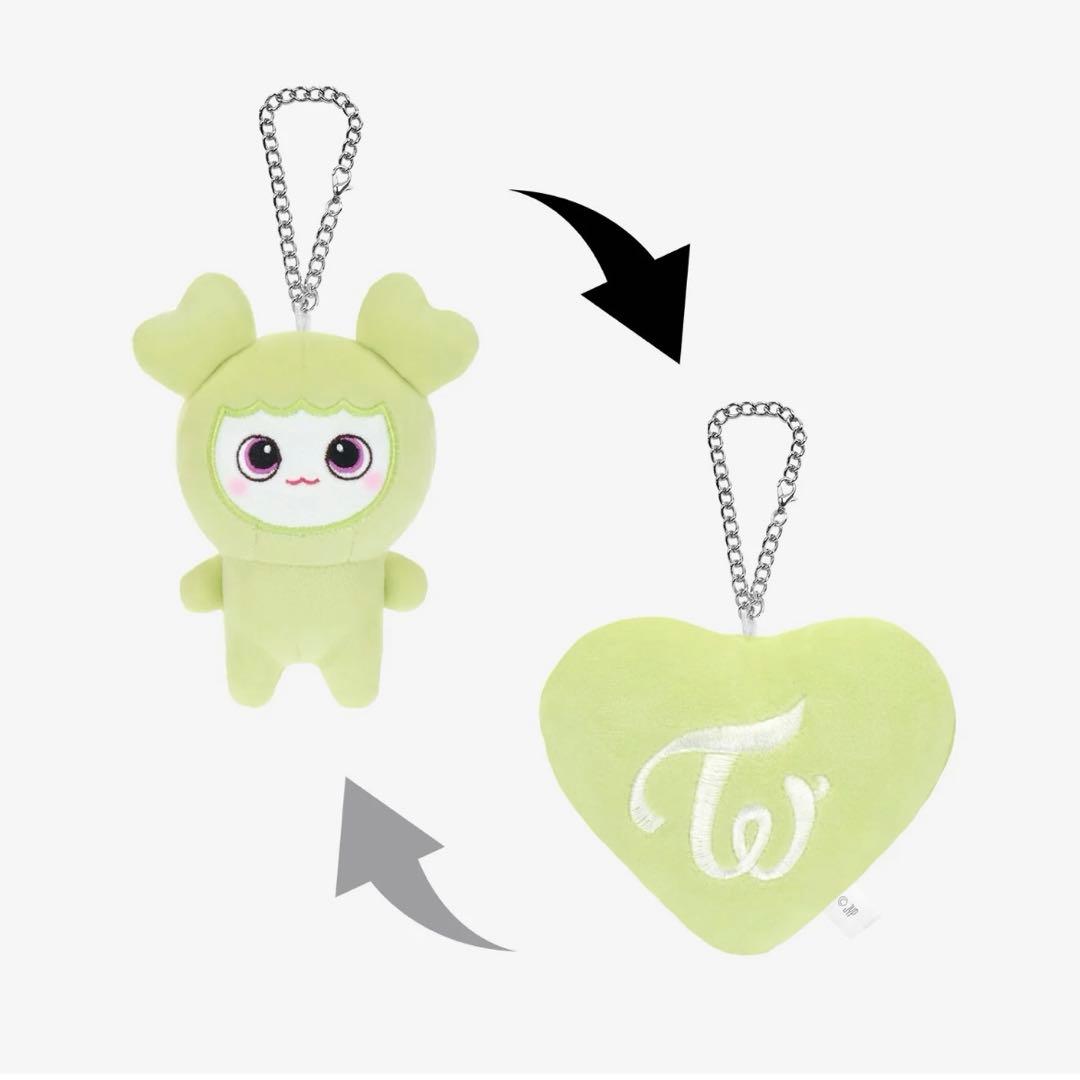 TWICE ジョンヨン リバーシブルバッグチャーム キーホルダー ぬいぐるみ