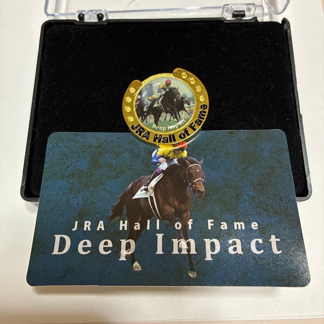 ディープインパクトの名誉記念バッジです。 JRA制品【非売品】