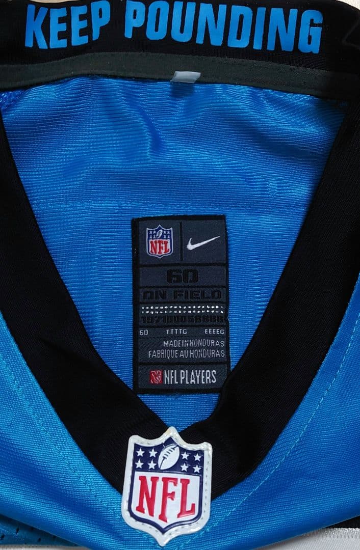 NFL パンサーズ ルーク・キークリー NIKE リミテッドジャージ【2XL】