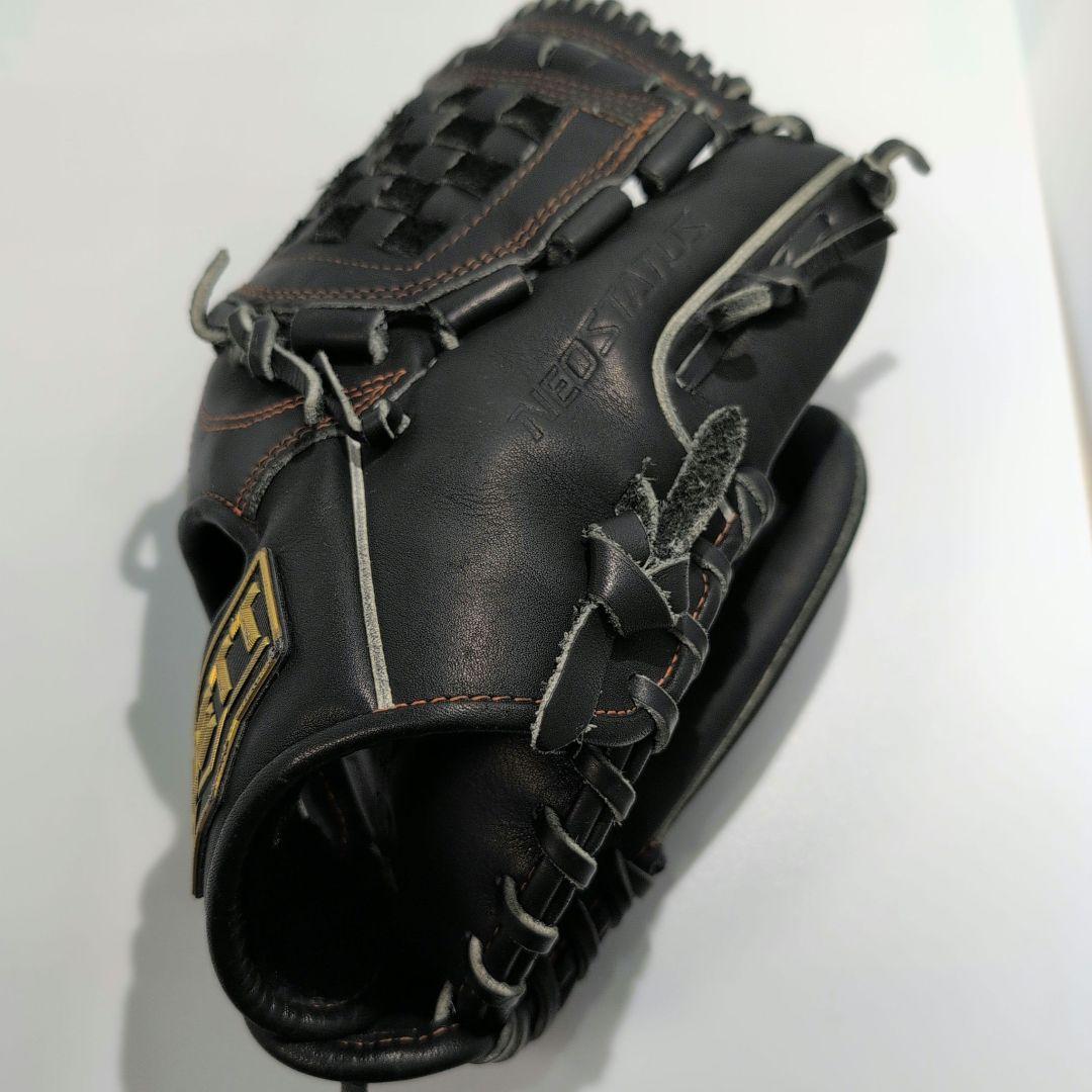 ZETT 源田モデル　Jr用軟式野球グローブ 黒