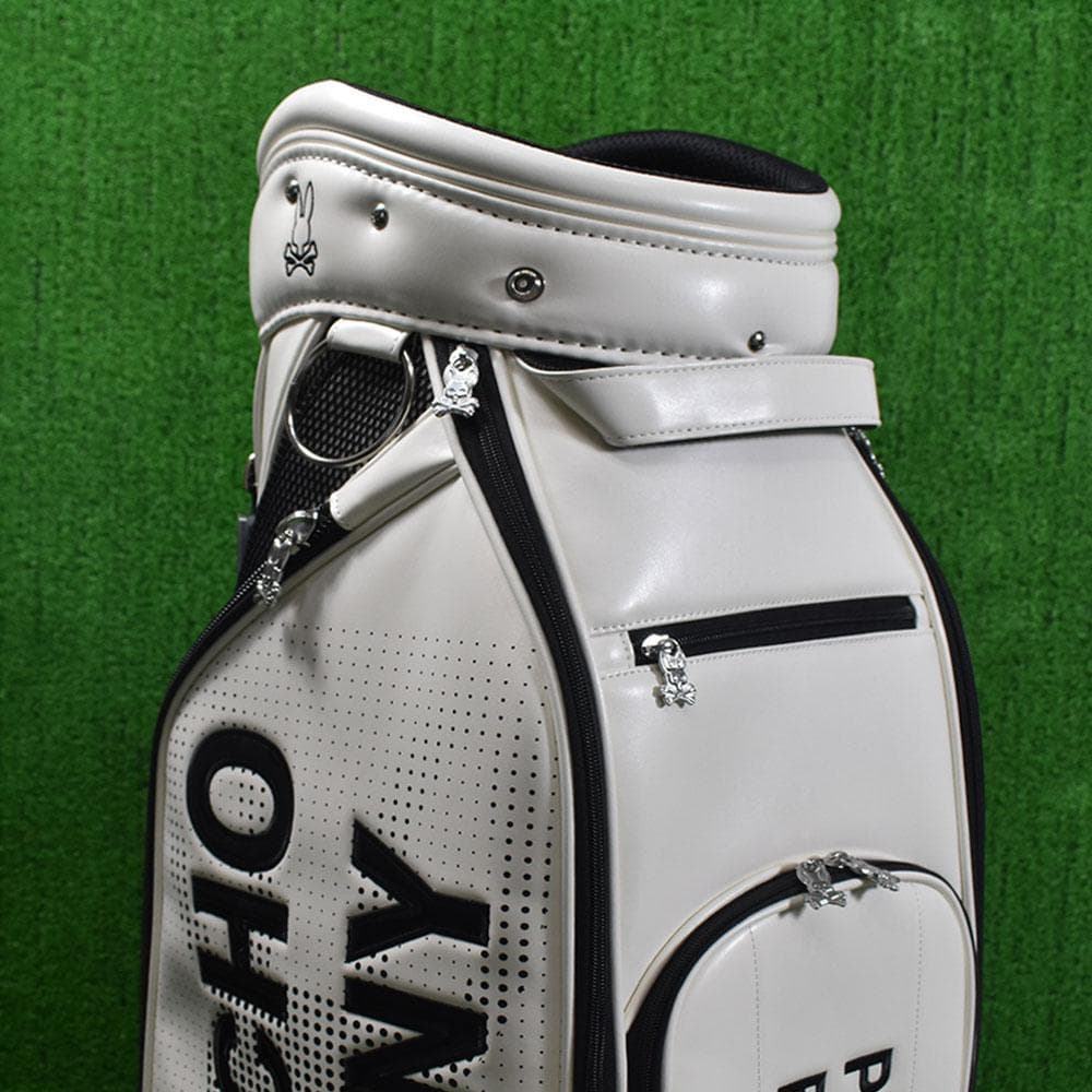 PSYCHO BUNNY/サイコバニー キャディバッグ9型【ホワイト】新品！