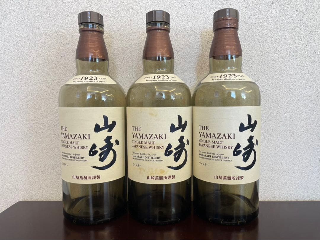 山崎空瓶6本セット| 12年・100周年記念ボトル含む