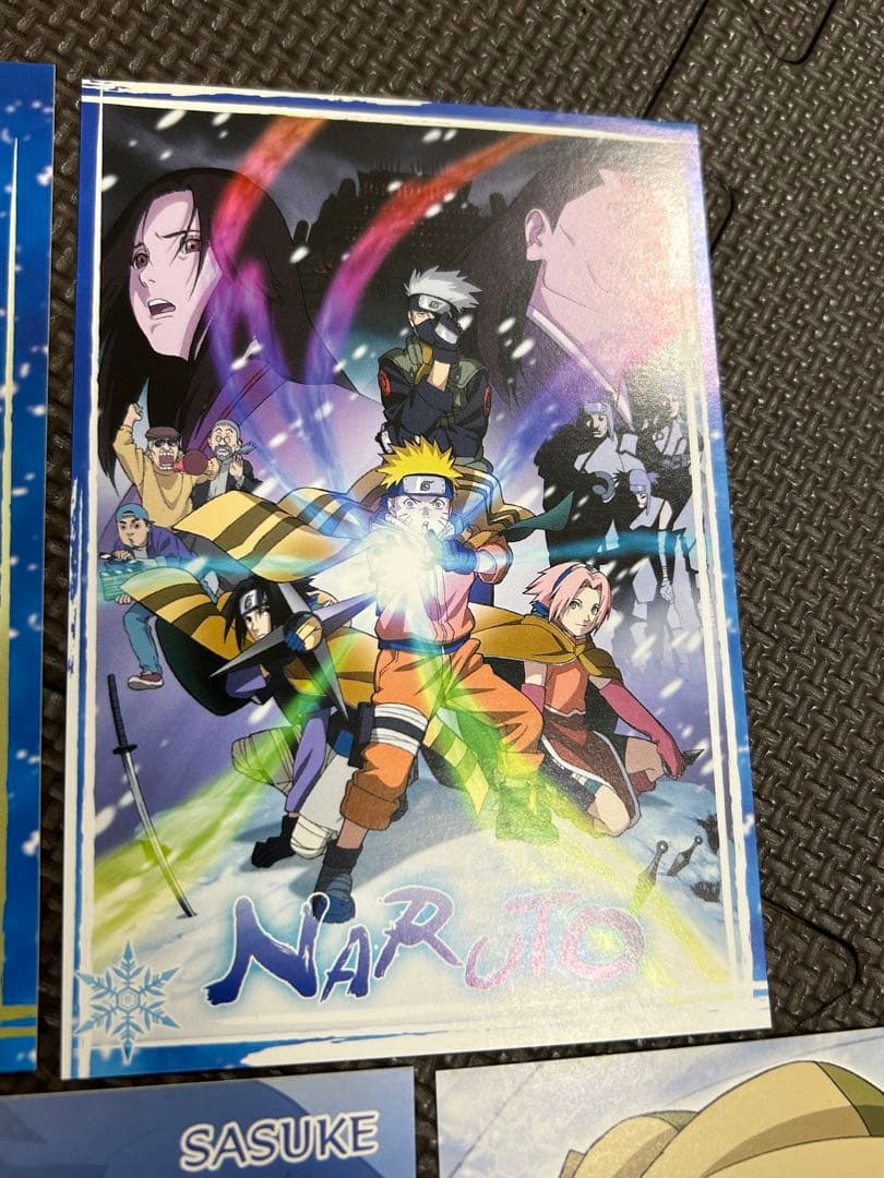 ナルト　カード　NARUTO ポストカード　劇場版　雪姫