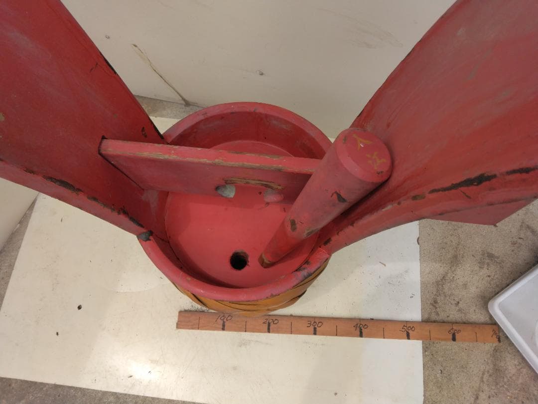 角樽（つのだる）朱塗り　一対　ツノダル　珍品　骨董品　コレクション　インテリア