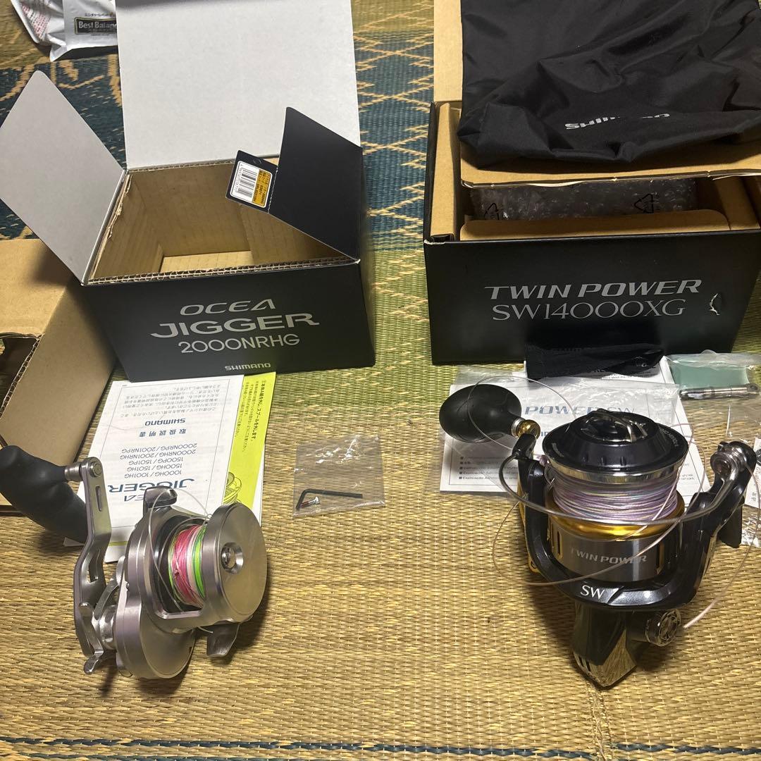 OCEA JIGGER 2000NRHG シマノツィンパワー14000XG