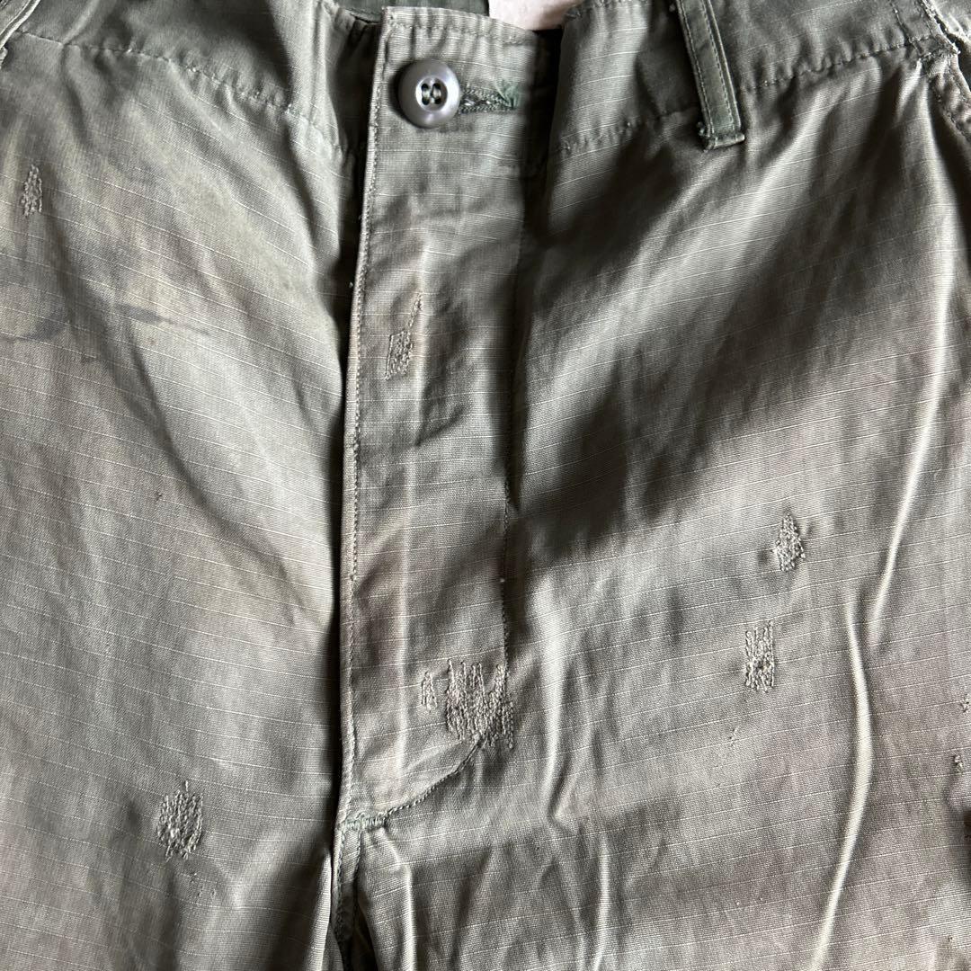 ベトナム戦争 実物使用品ジャングル ファティーグ 4th 米軍放出品