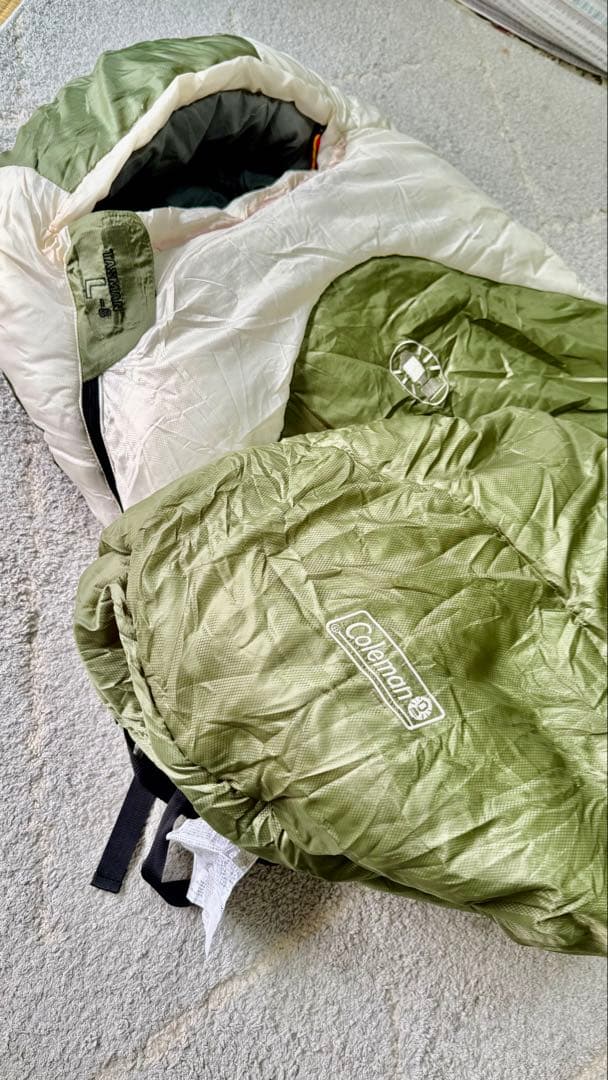 Coleman マスカット L 48 寝袋 オリーブグリーン　シュラフ