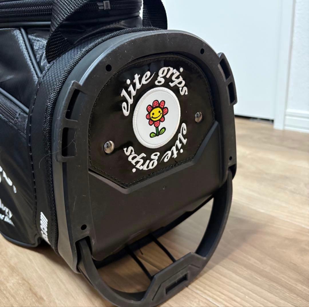 新品未使用品 elite grips ゴルフ 限定 スタンド式キャディバッグ 黒