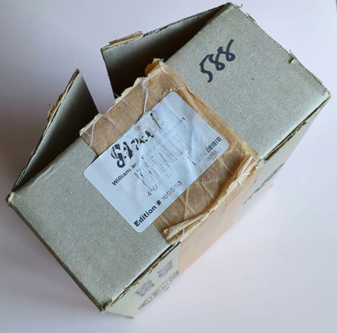 シュタイフ Steiff テディベア ウィリアム＆ヘンリー ブラザーズ　缶入り