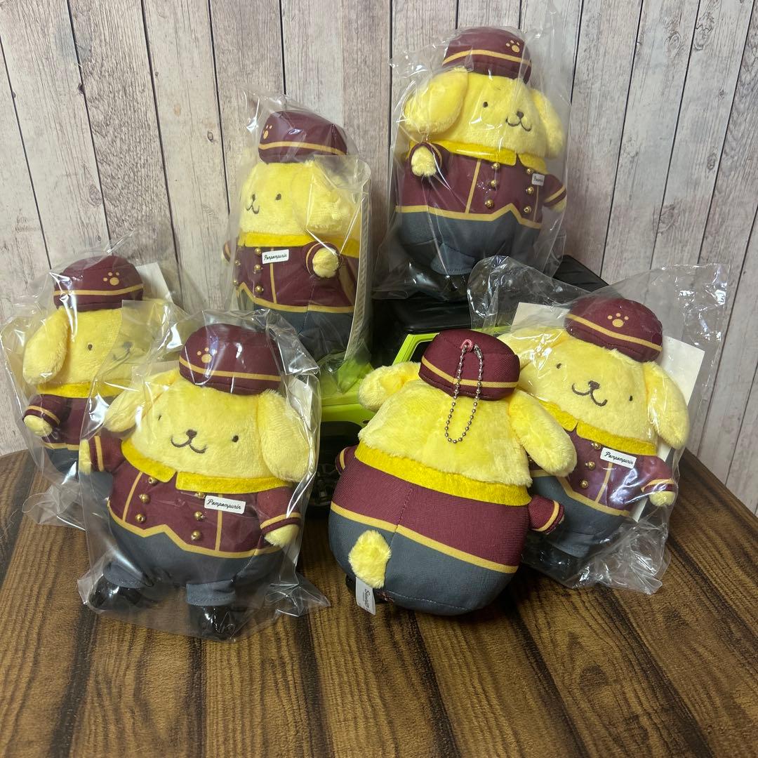 ポムポムプリンぬいぐるみ三井ガーデンホテル限定品６個セット