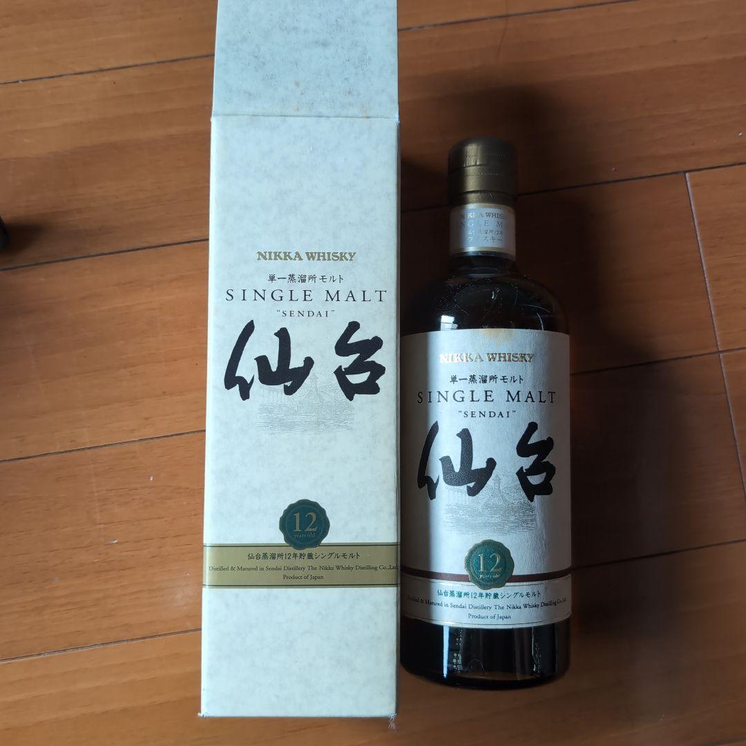 未開封　NIKKA ウイスキー SINGLE MALT 仙台 12年 700ml
