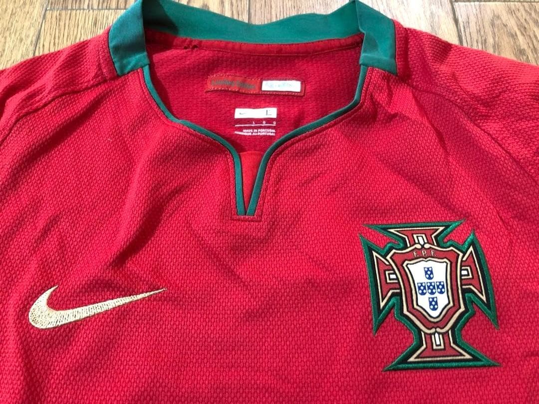 ナイキ NIKE☆08/09 ポルトガル代表 限定シリアル入り ユニフォーム☆Ｌ
