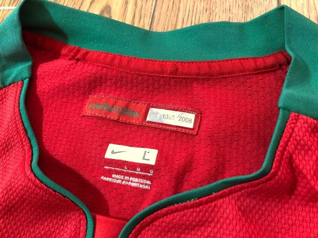 ナイキ NIKE☆08/09 ポルトガル代表 限定シリアル入り ユニフォーム☆Ｌ
