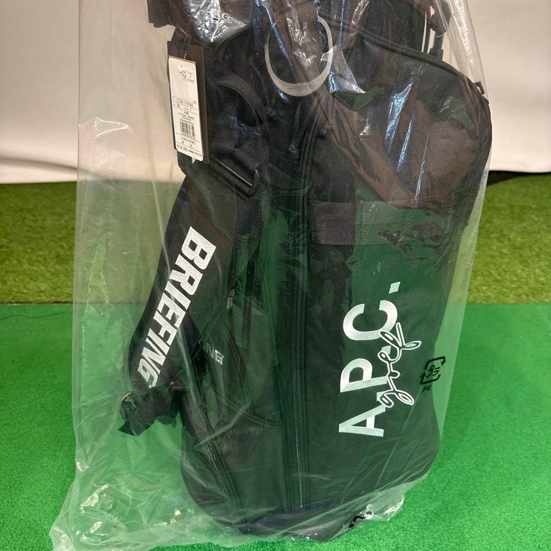 【新品未使用】A.P.C. ブリーフィング　ゴルフバッグ ブラック Fサイズ