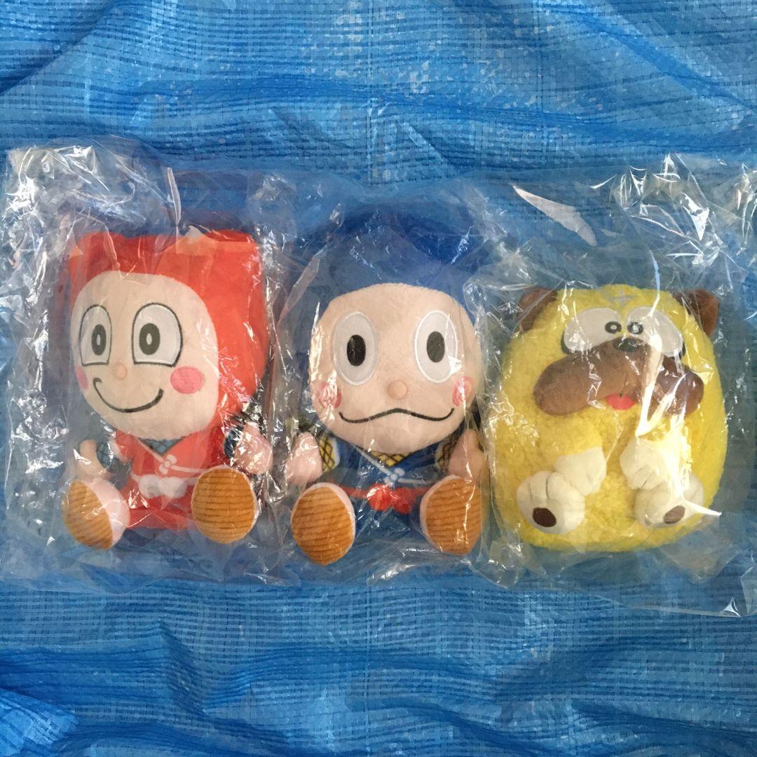 忍者ハットリくん ミディアムぬいぐるみ 3種セット