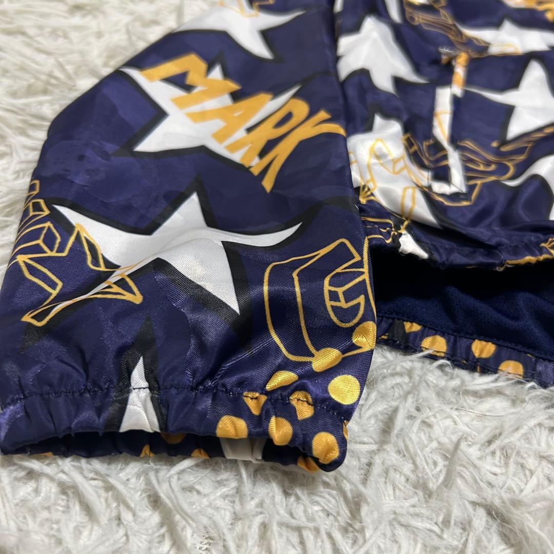 キムタク着用✨美品✨マークアンドロナ ジップパーカー 38 マルチカラー 総柄