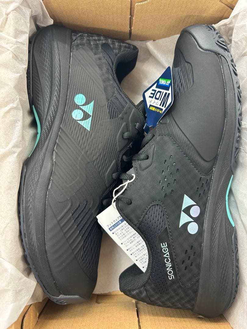 27.5㎝　ソニケージワイド　新品未使用　YONEX　テニス　シューズ