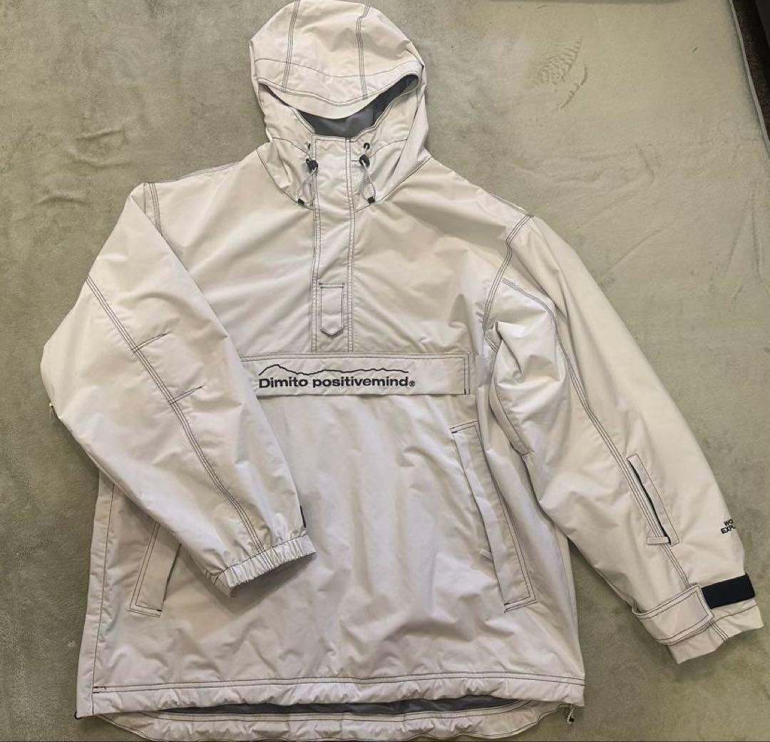 Dimito ディミト　アノラックジャケット ホワイト スノボウェア