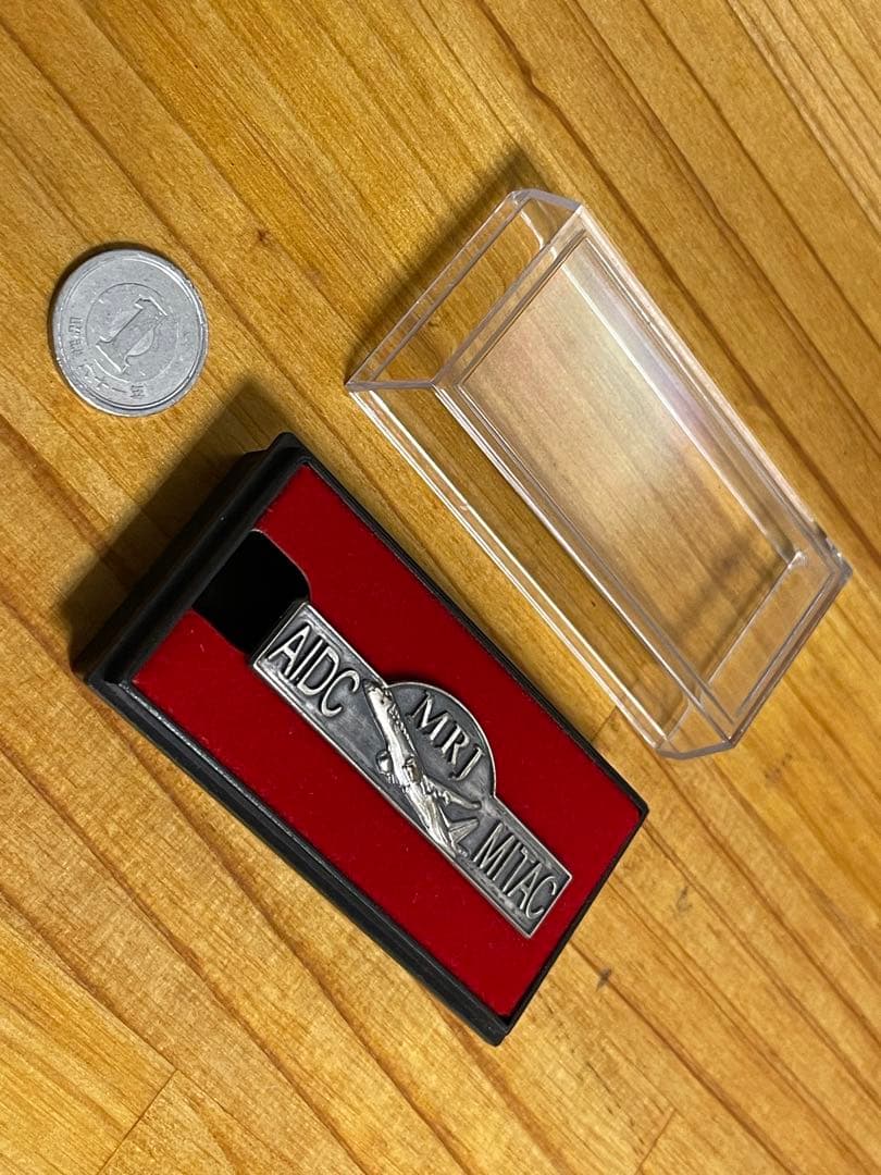 【非売品•超希少】MRJ メタルバッジ 三菱航空機 JAL ANA