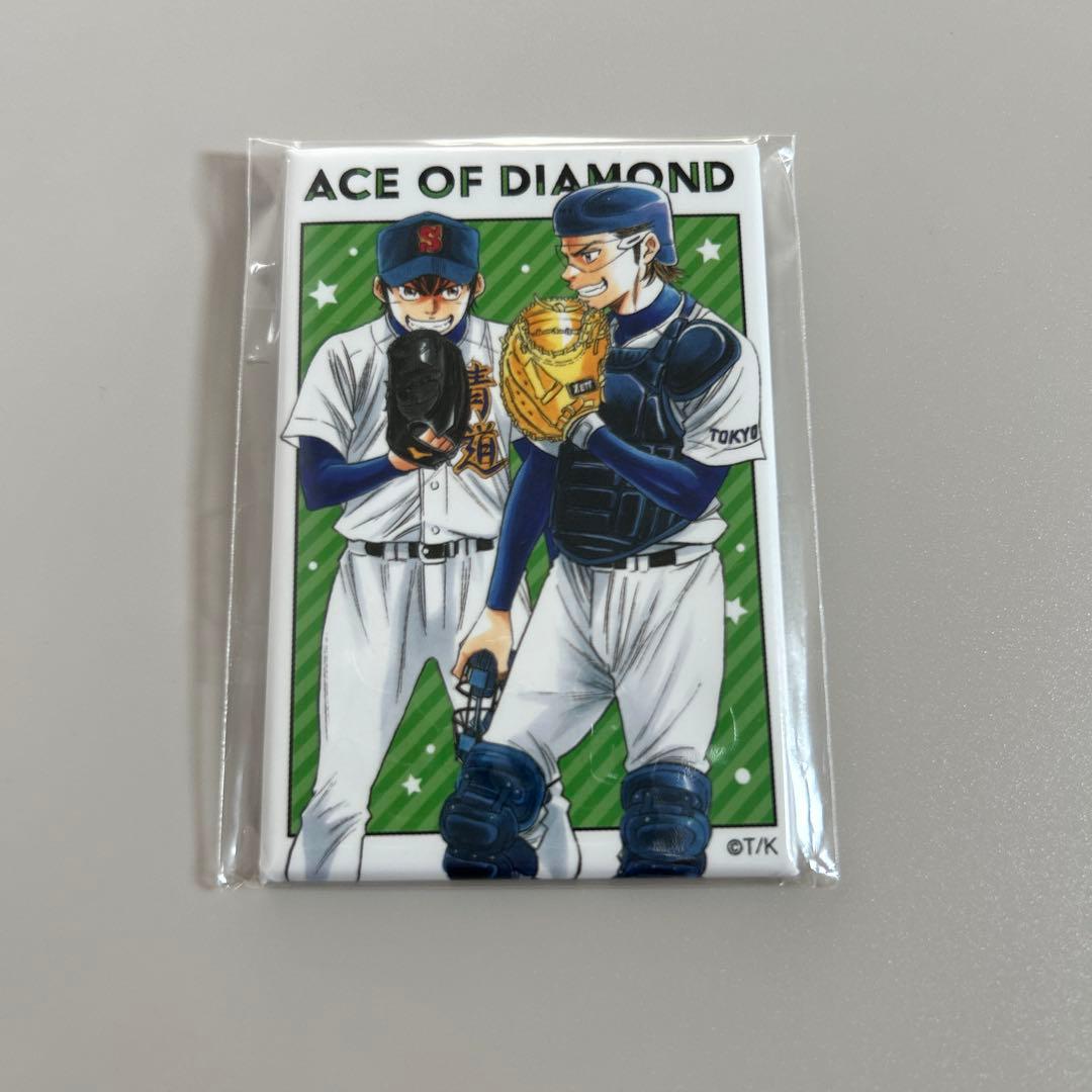 ダイヤのA スクエア缶バッジ